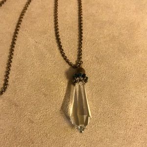 Long crystal sorrelli necklace
